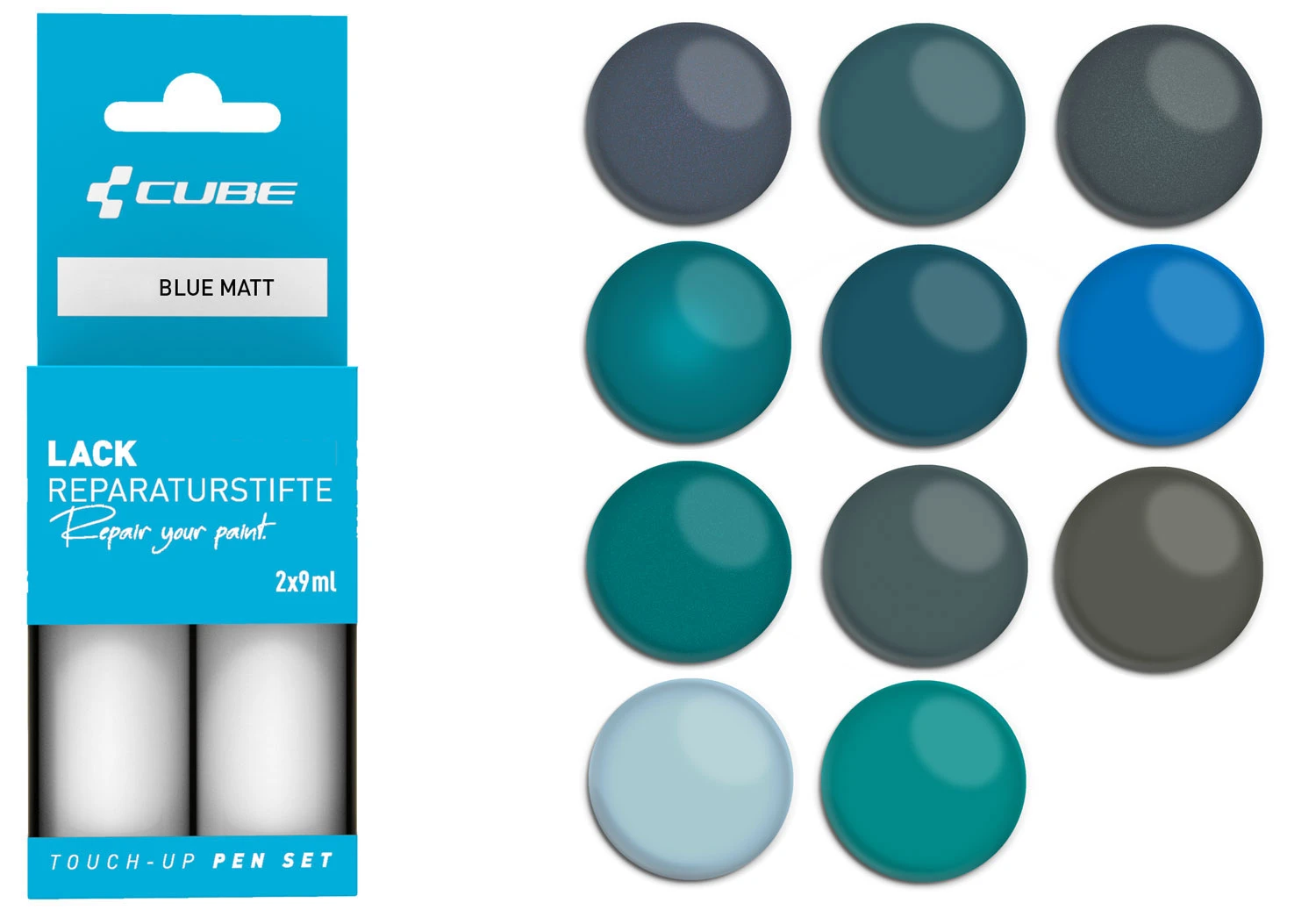 Cube Kit De Réparation De Peinture BLUE Matt